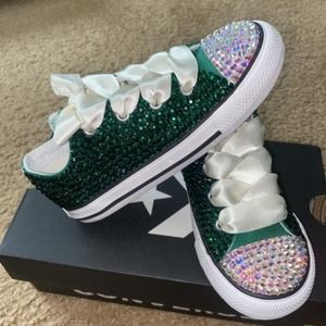 children's bling converse